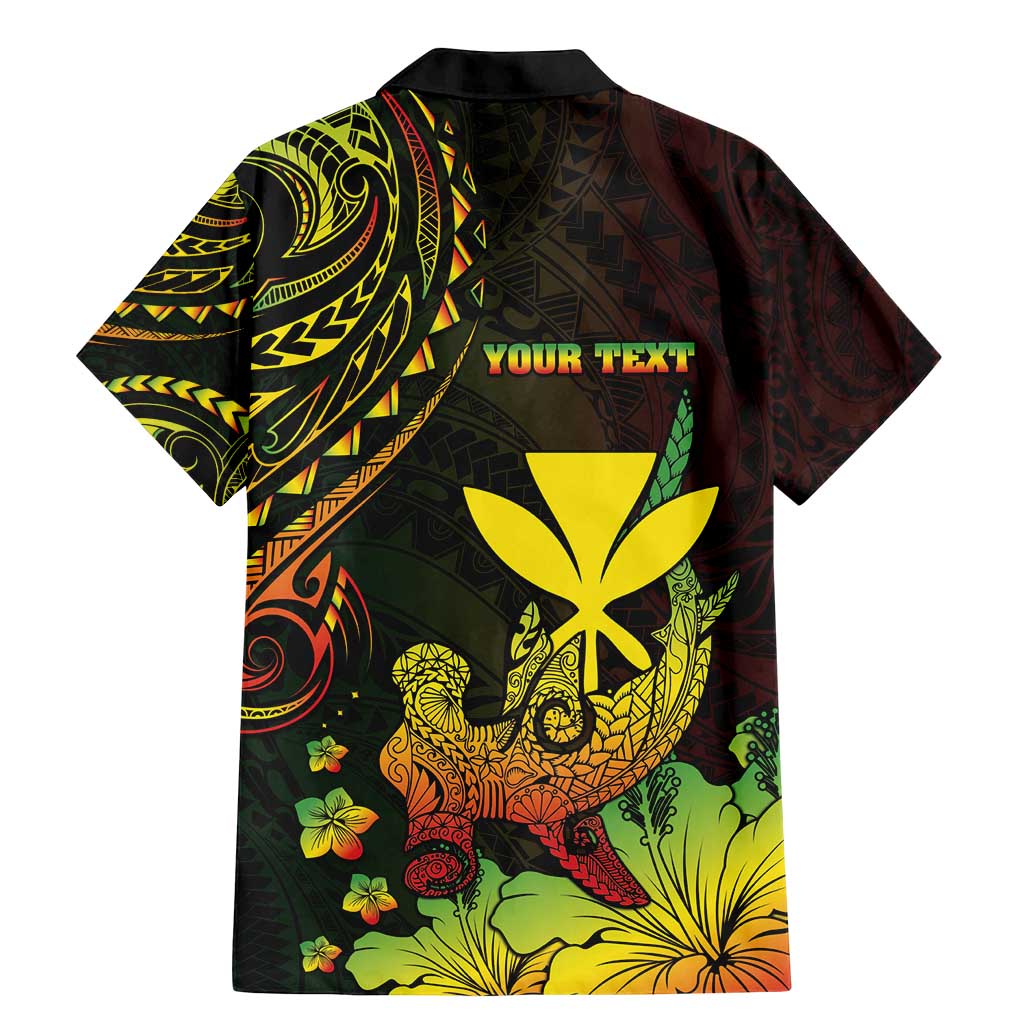 Personalised Hawaii Family Matching Mermaid Dress and Hawaiian Shirt Kanaka Maoli With Hammerhead Shark