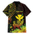 Personalised Hawaii Family Matching Puletasi and Hawaiian Shirt Kanaka Maoli With Hammerhead Shark