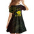 Personalised Hawaii Family Matching Summer Maxi Dress and Hawaiian Shirt Kanaka Maoli With Hammerhead Shark