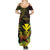 Personalised Hawaii Family Matching Summer Maxi Dress and Hawaiian Shirt Kanaka Maoli With Hammerhead Shark