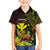 Personalised Hawaii Family Matching Summer Maxi Dress and Hawaiian Shirt Kanaka Maoli With Hammerhead Shark