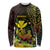 Personalised Hawaii Long Sleeve Shirt Kanaka Maoli With Hammerhead Shark