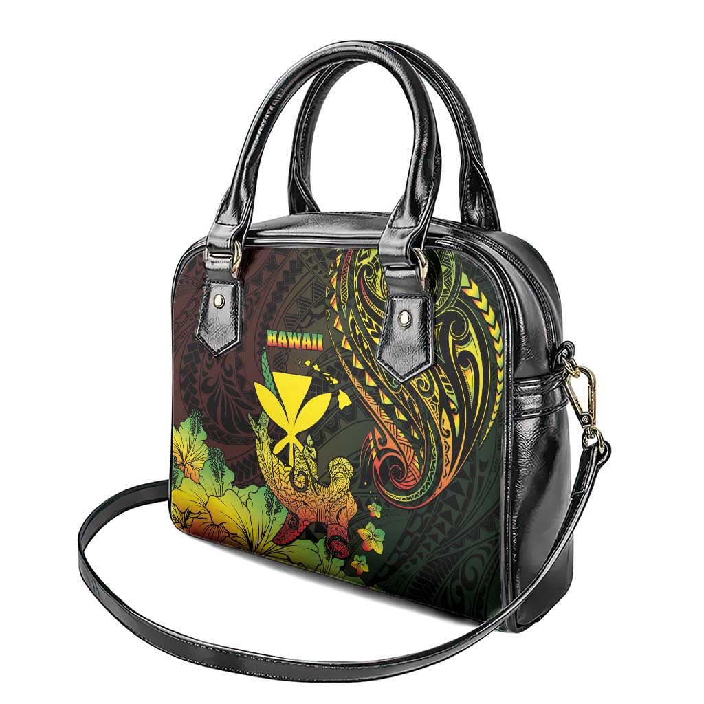 Hawaii Shoulder Handbag Kanaka Maoli With Hammerhead Shark