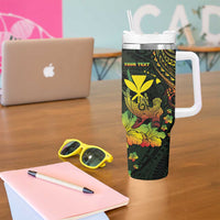 Personalised Hawaii Tumbler With Handle Kanaka Maoli With Hammerhead Shark
