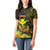 Personalised Hawaii Women Polo Shirt Kanaka Maoli With Hammerhead Shark