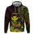 Personalised Hawaii Zip Hoodie Kanaka Maoli With Hammerhead Shark