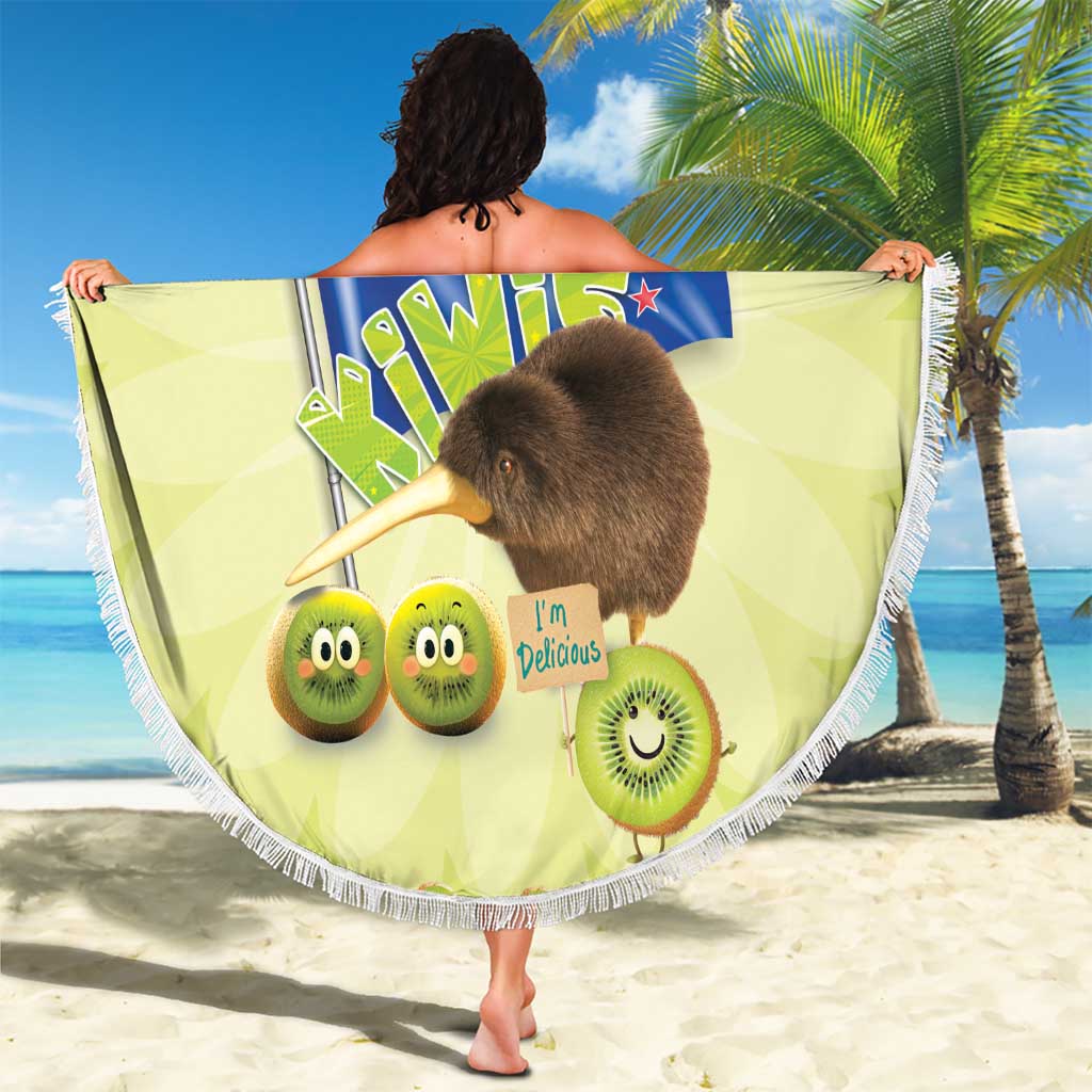 New Zealand Kiwi Beach Blanket I Just Really Like Kiwis