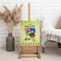 New Zealand Kiwi Canvas Wall Art I Just Really Like Kiwis DT04 - Polynesian Pride