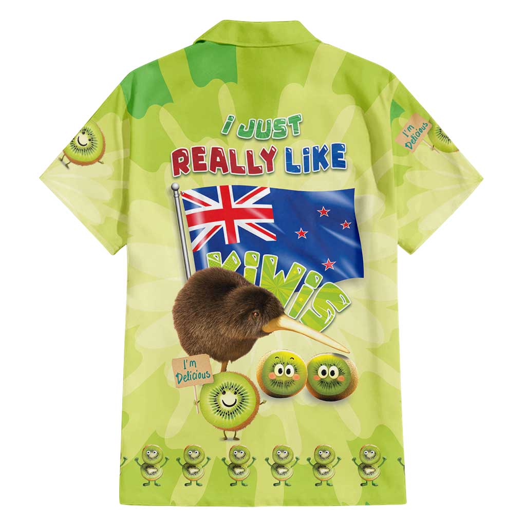 New Zealand Kiwi Family Matching Long Sleeve Bodycon Dress and Hawaiian Shirt I Just Really Like Kiwis DT04 - Polynesian Pride
