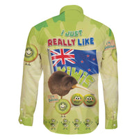 New Zealand Kiwi Family Matching Long Sleeve Bodycon Dress and Hawaiian Shirt I Just Really Like Kiwis DT04 - Polynesian Pride