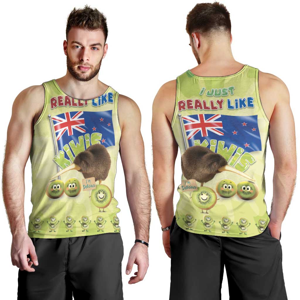New Zealand Kiwi Men Tank Top I Just Really Like Kiwis
