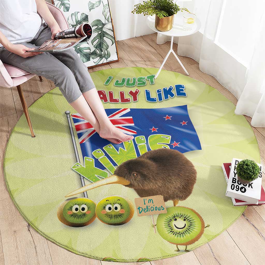 New Zealand Kiwi Round Carpet I Just Really Like Kiwis