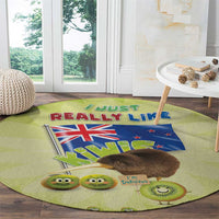New Zealand Kiwi Round Carpet I Just Really Like Kiwis