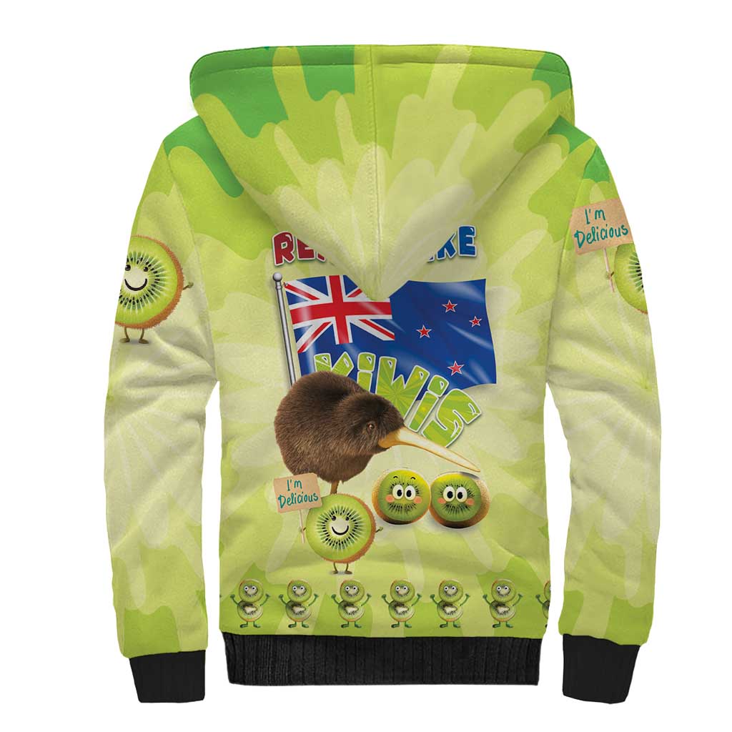 New Zealand Kiwi Sherpa Hoodie I Just Really Like Kiwis