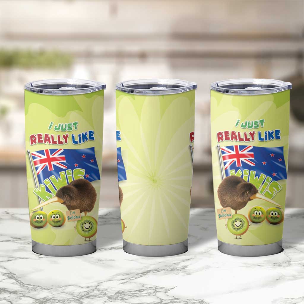 New Zealand Kiwi Tumbler Cup I Just Really Like Kiwis