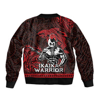 Hawaii Ikaika Warrior Bomber Jacket Hawaiian Tribal Tattoo