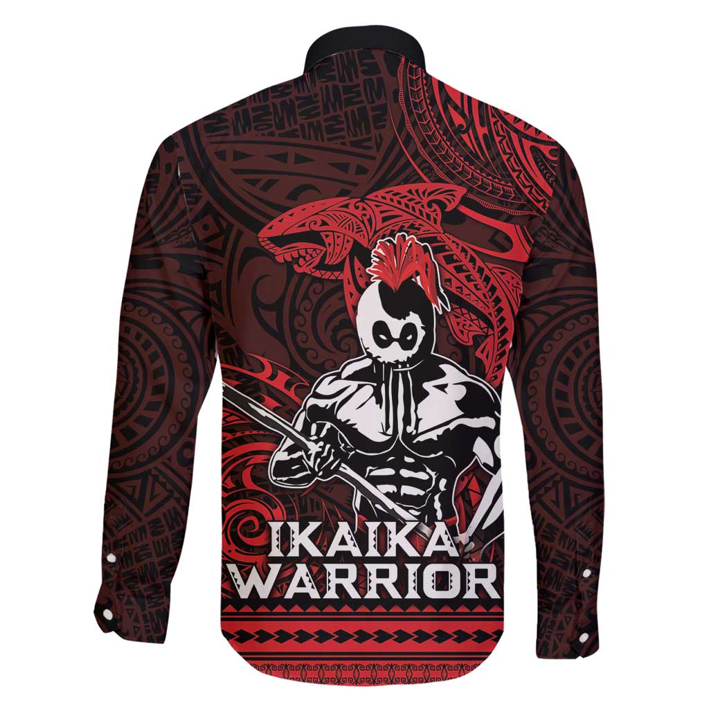 Hawaii Ikaika Warrior Family Matching Off Shoulder Short Dress and Hawaiian Shirt Hawaiian Tribal Tattoo