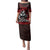 Hawaii Ikaika Warrior Family Matching Puletasi and Hawaiian Shirt Hawaiian Tribal Tattoo