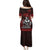Hawaii Ikaika Warrior Family Matching Puletasi and Hawaiian Shirt Hawaiian Tribal Tattoo