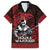 Hawaii Ikaika Warrior Family Matching Summer Maxi Dress and Hawaiian Shirt Hawaiian Tribal Tattoo