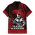 Hawaii Ikaika Warrior Family Matching Summer Maxi Dress and Hawaiian Shirt Hawaiian Tribal Tattoo