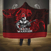 Hawaii Ikaika Warrior Hooded Blanket Hawaiian Tribal Tattoo