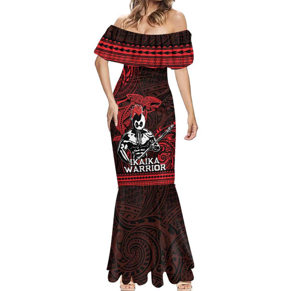 (Custom Personalised) Hawaii Ikaika Warrior Women Off Shoulder Sweater - LT2