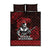 Hawaii Ikaika Warrior Quilt Bed Set Hawaiian Tribal Tattoo