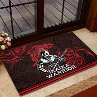 Hawaii Ikaika Warrior Rubber Doormat Hawaiian Tribal Tattoo