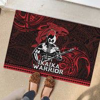 Hawaii Ikaika Warrior Rubber Doormat Hawaiian Tribal Tattoo