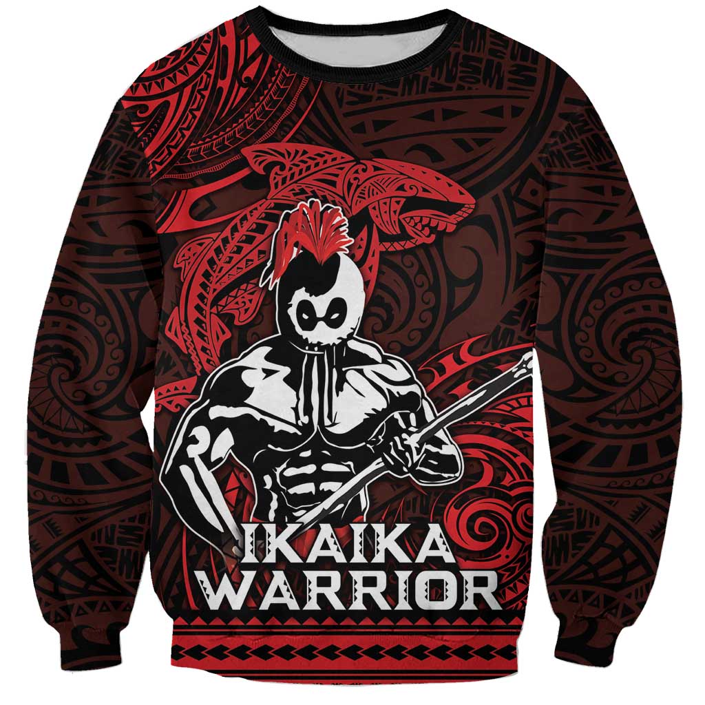 Hawaii Ikaika Warrior Sweatshirt Hawaiian Tribal Tattoo