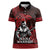 Hawaii Ikaika Warrior Women Polo Shirt Hawaiian Tribal Tattoo