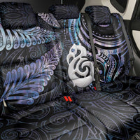 New Zealand Aotearoa Back Car Seat Cover Maori Hei Manaia Purple Paua Shell