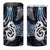 New Zealand Aotearoa 4 in 1 Can Cooler Tumbler Maori Hei Manaia Purple Paua Shell
