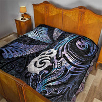 New Zealand Aotearoa Quilt Maori Hei Manaia Purple Paua Shell