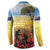 New Zealand ANZAC Day Button Sweatshirt The Ode Remembrance And Poppy