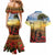 New Zealand ANZAC Day Couples Matching Mermaid Dress and Hawaiian Shirt The Ode Remembrance And Poppy