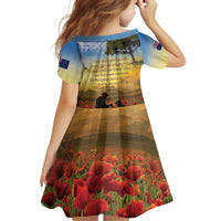 New Zealand ANZAC Day Family Matching Mermaid Dress and Hawaiian Shirt The Ode Remembrance And Poppy