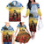 New Zealand ANZAC Day Family Matching Off The Shoulder Long Sleeve Dress and Hawaiian Shirt The Ode Remembrance And Poppy