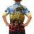 New Zealand ANZAC Day Family Matching Off Shoulder Short Dress and Hawaiian Shirt The Ode Remembrance And Poppy
