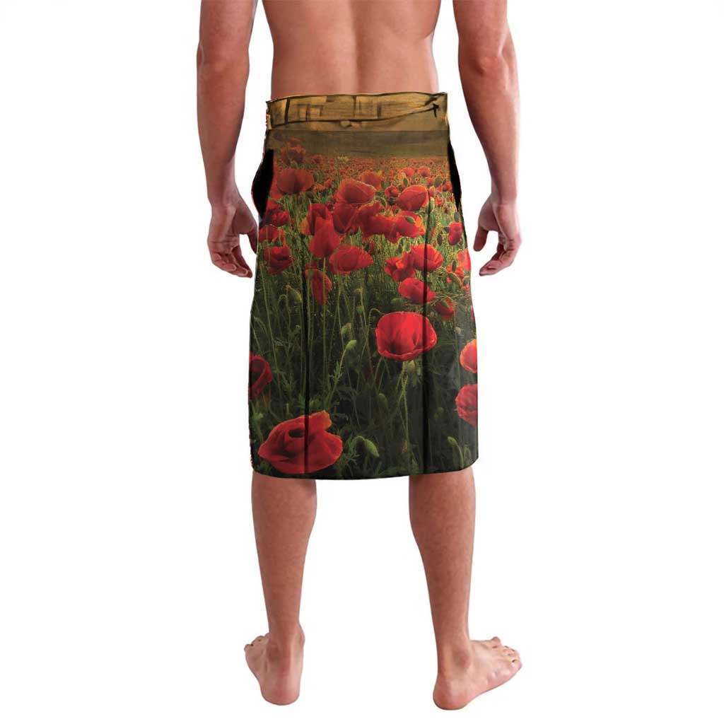 New Zealand ANZAC Day Lavalava The Ode Remembrance And Poppy