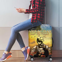 New Zealand ANZAC Day Luggage Cover The Ode Remembrance And Poppy