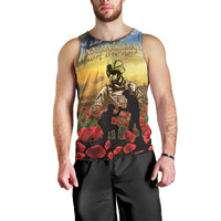 New Zealand ANZAC Day Men Tank Top The Ode Remembrance And Poppy