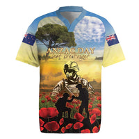 New Zealand ANZAC Day Rugby Jersey The Ode Remembrance And Poppy