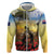 New Zealand ANZAC Day Zip Hoodie The Ode Remembrance And Poppy