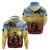 New Zealand ANZAC Day Zip Hoodie The Ode Remembrance And Poppy