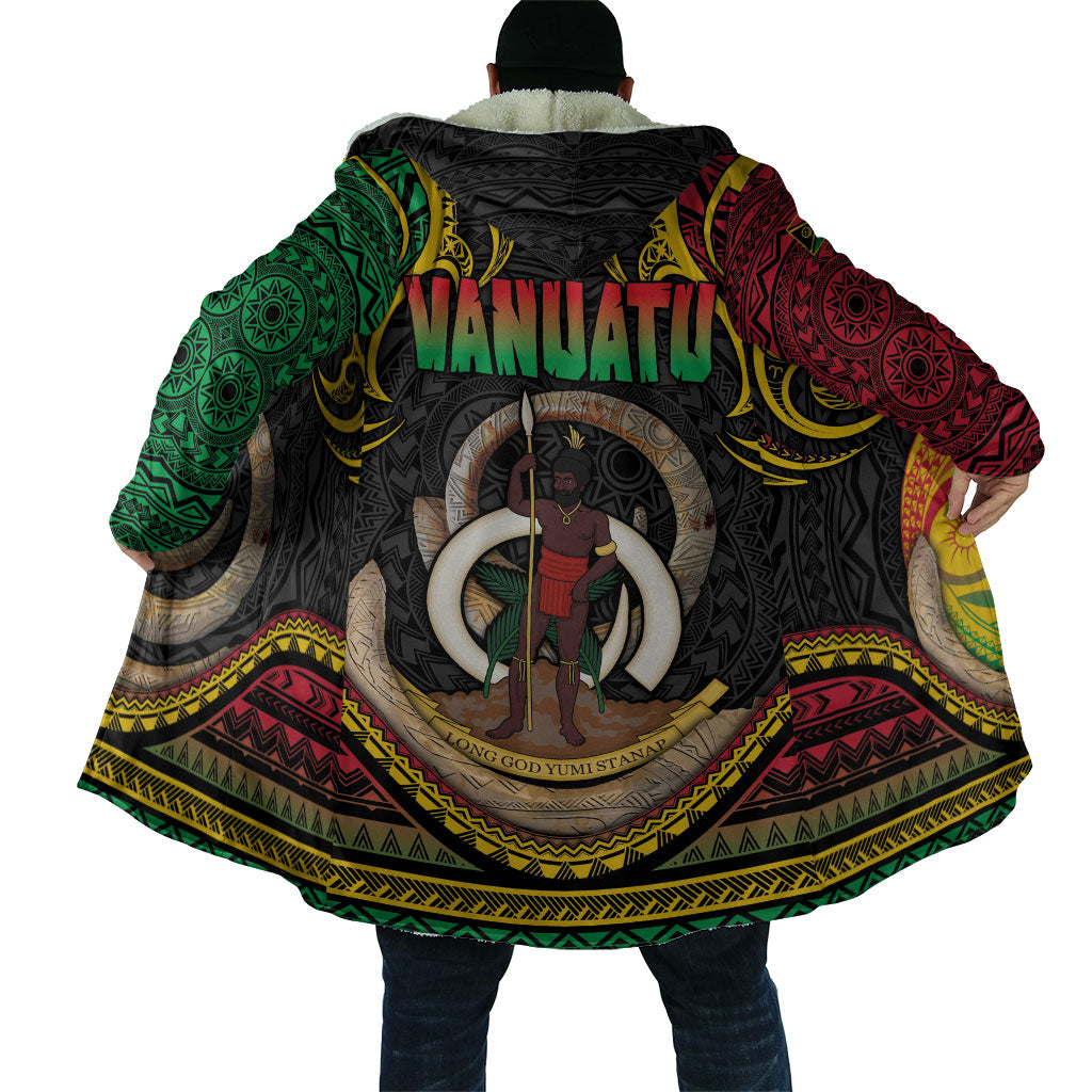 Vanuatu Language Week Cloak Boar Tusk Warrior Tribal Floral Pattern