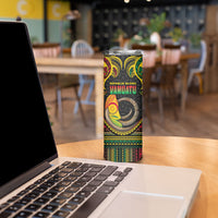 Vanuatu Language Week Skinny Tumbler Boar Tusk Warrior Tribal Floral Pattern