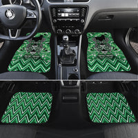 Aotearoa Ngati Maniapoto Car Mats Maori Tribal Green Paua Shell Pattern