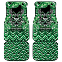 Aotearoa Ngati Maniapoto Car Mats Maori Tribal Green Paua Shell Pattern